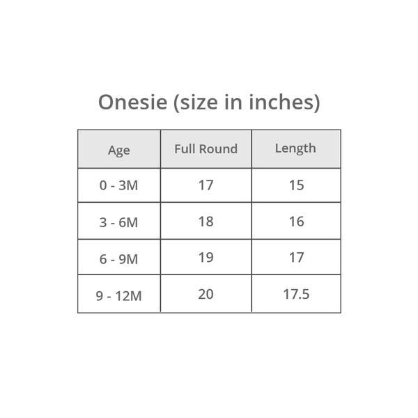 Half Way To One - Crown Romper