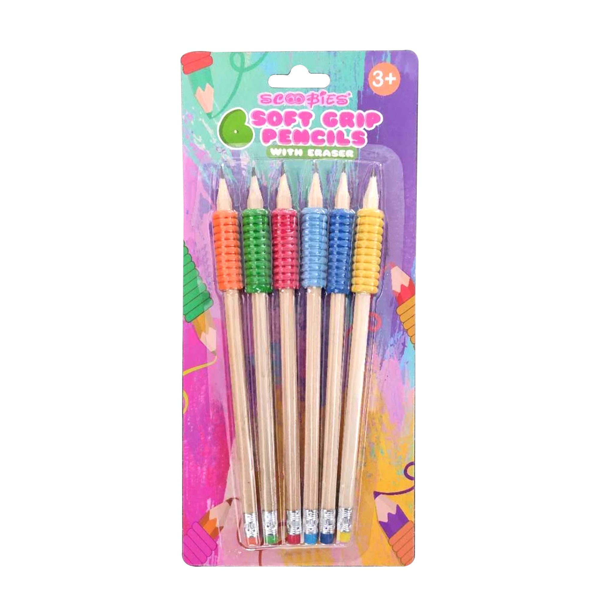 Scoobies Soft Grip Pencils