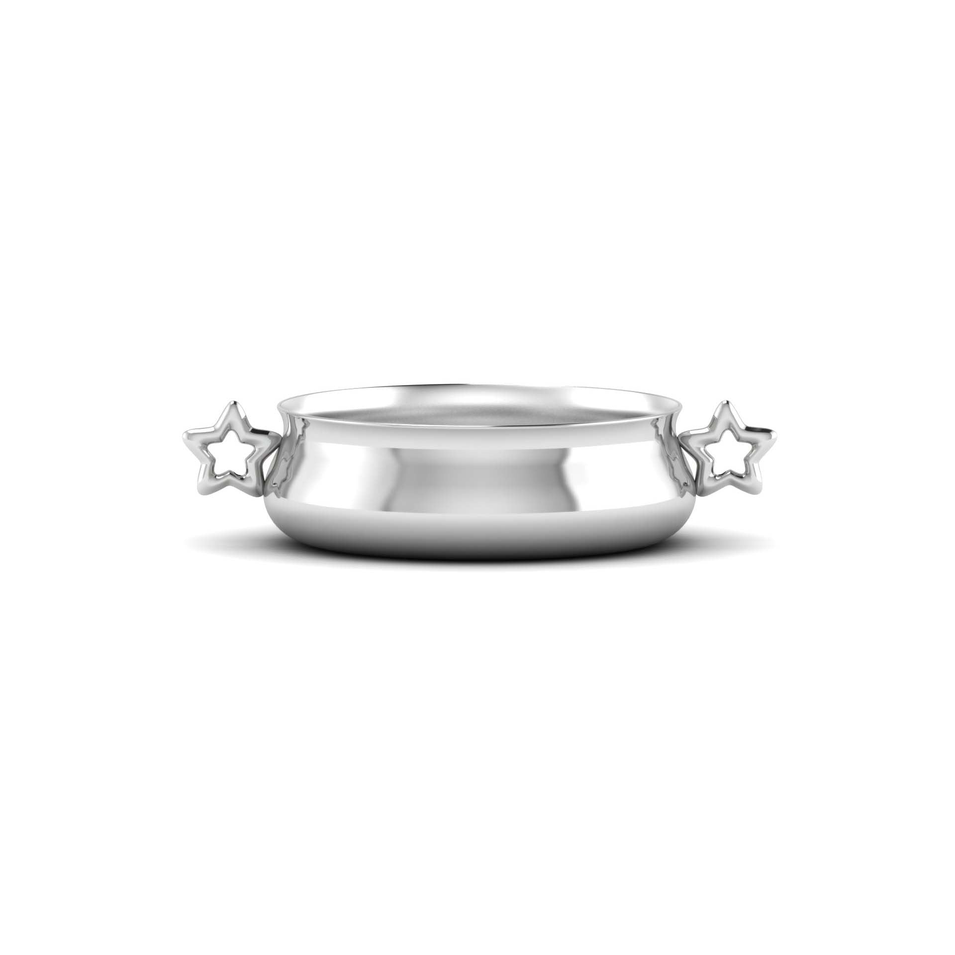 Silver Plated Star Porringer