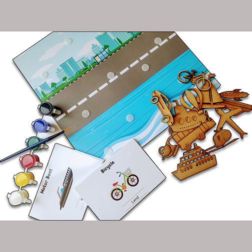 Transport Vehicles Activity Kit