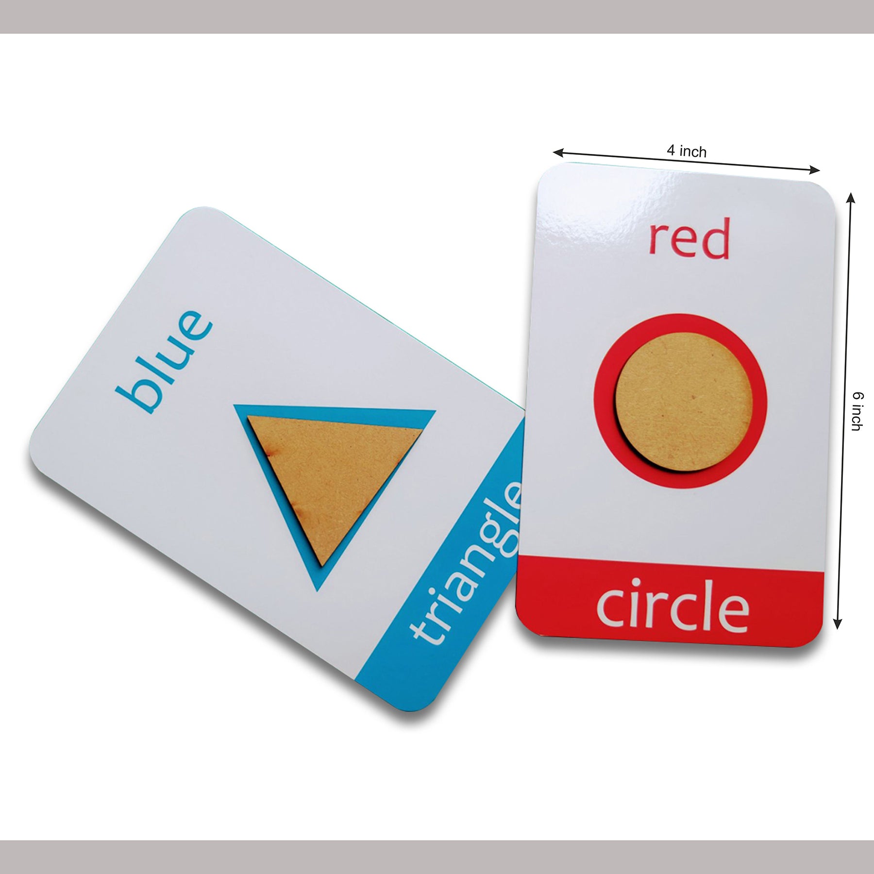Shapes And Colours Flashcards With Activity