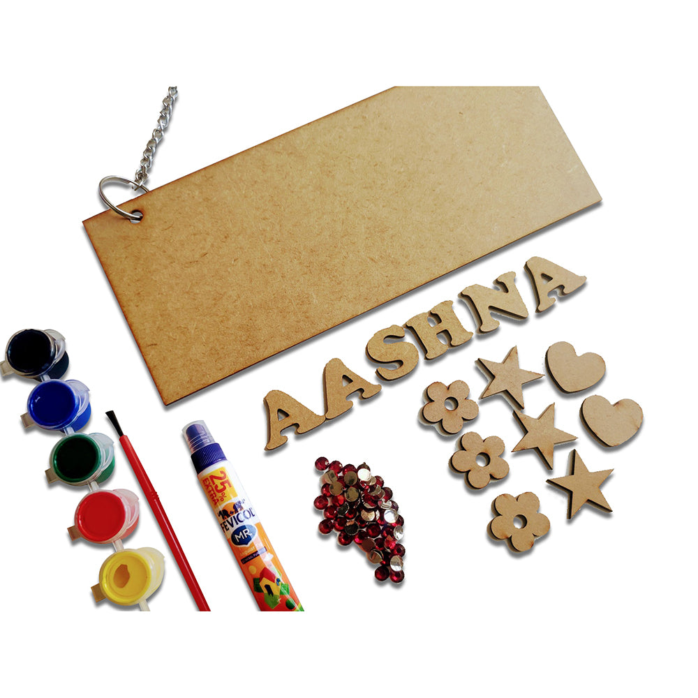 DIY Personalised Name Board Activity Kit