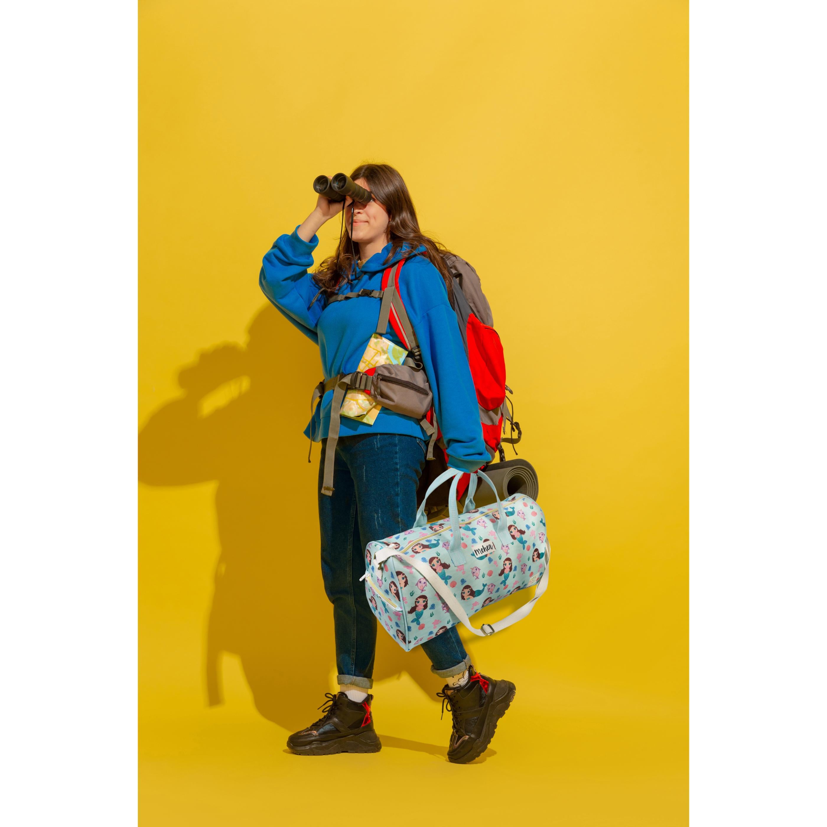 Junior Little Explorers Personalised Duffle Bag