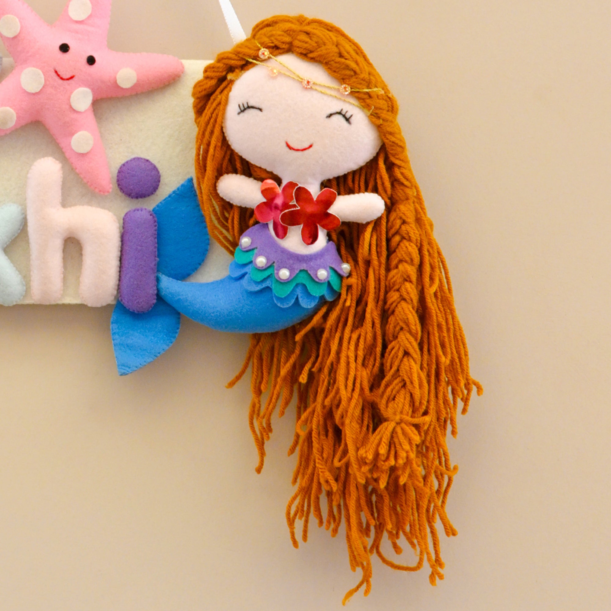 Junior Mystique Mermaid Personalised Name Plates