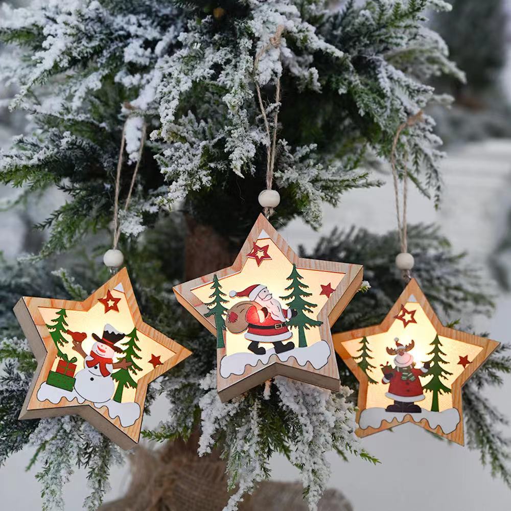 Shimmer Starry Ornament- Set Of 3