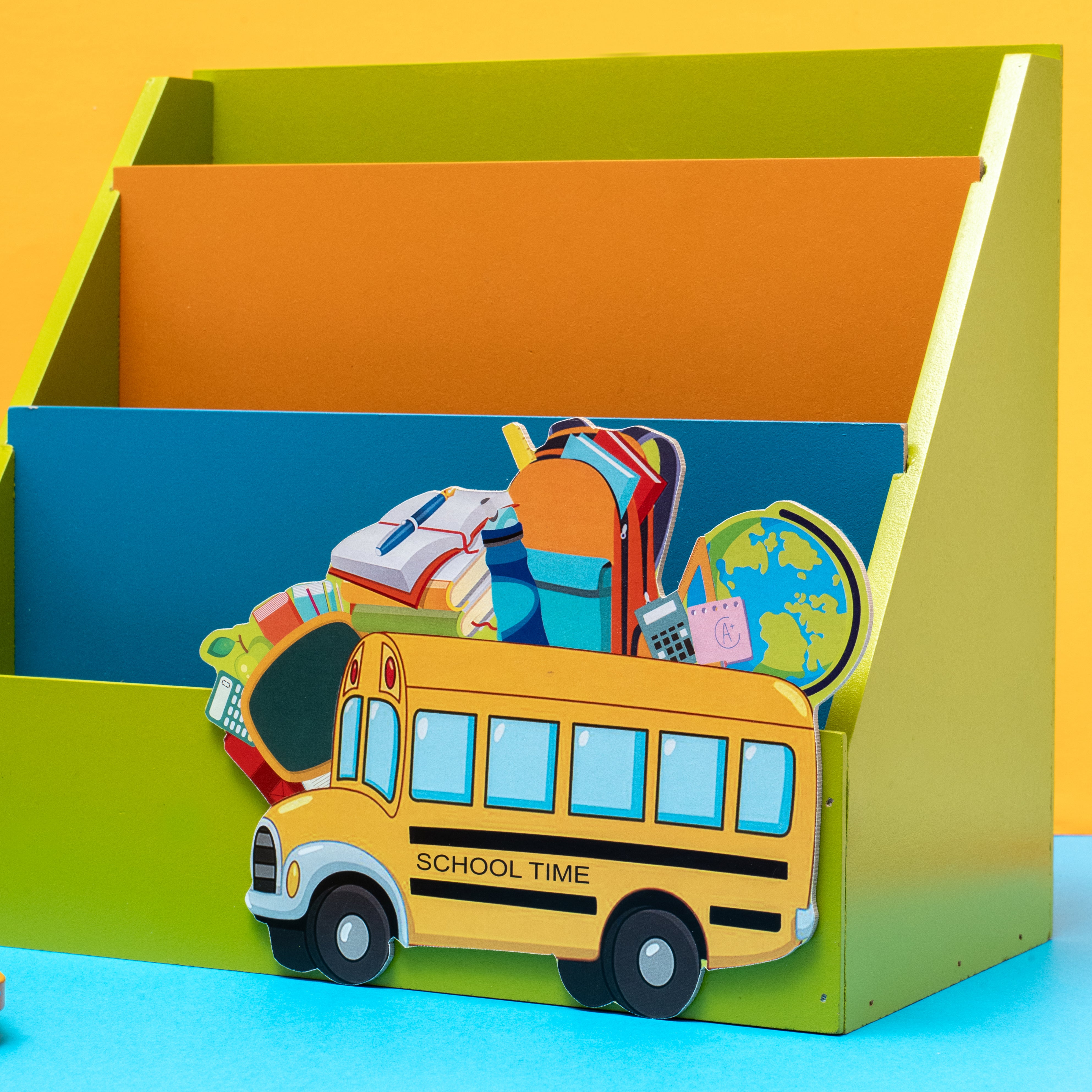 3 Partation Bookrack