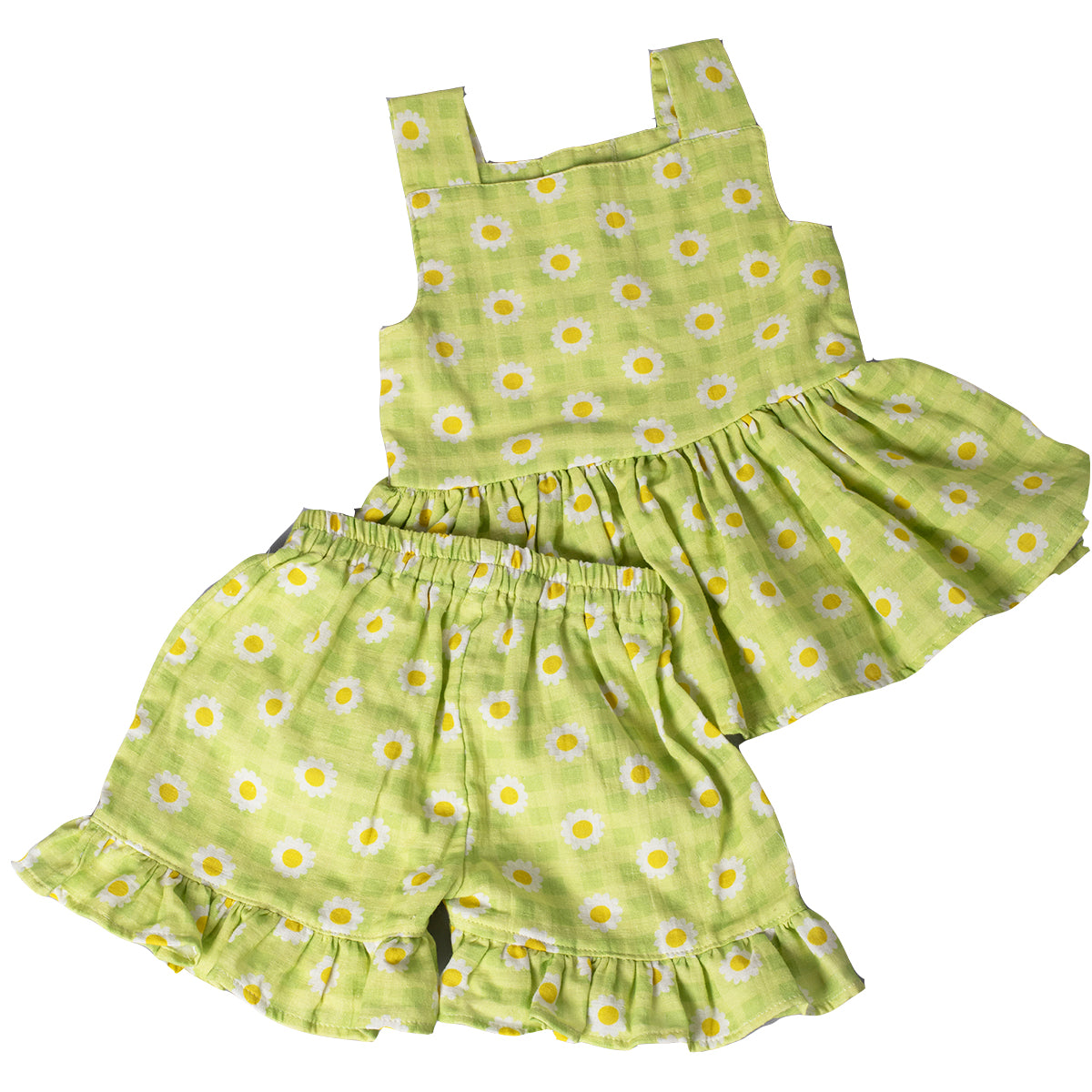 Girls Co-Ord Set- Ghingham