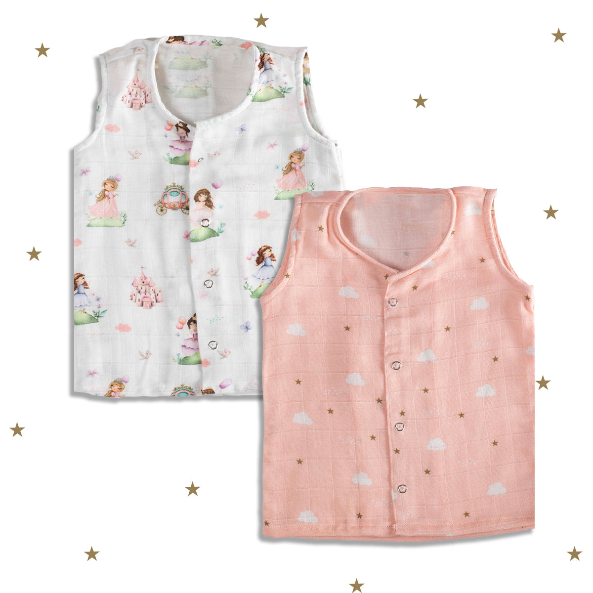 Tiny Snooze Muslin Jhablas (Set of 2)