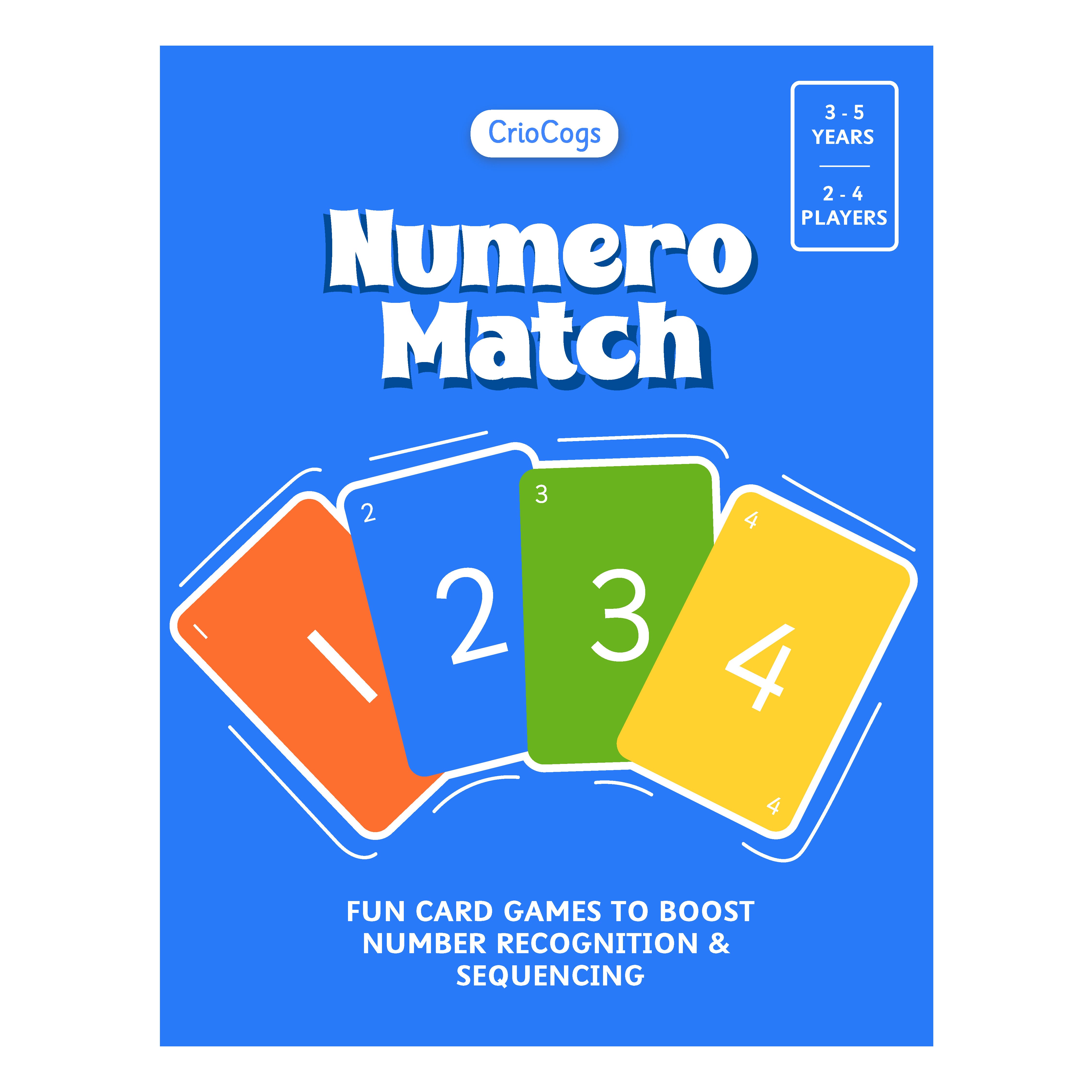Numero Match Card Game