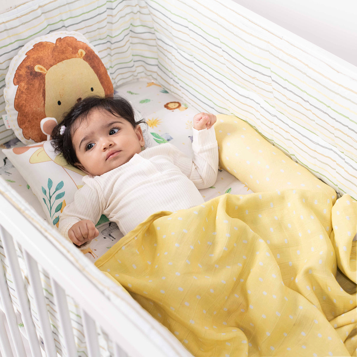 Tiny Snooze Cot Bedding Set – Into The Wild