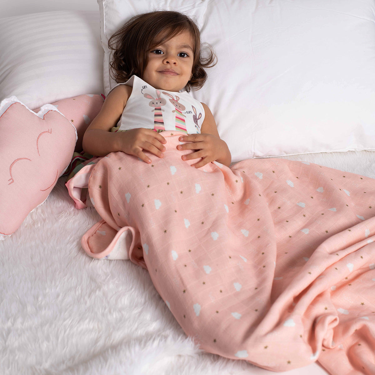 Tiny Snooze Organic Muslin Blanket-Fairytale