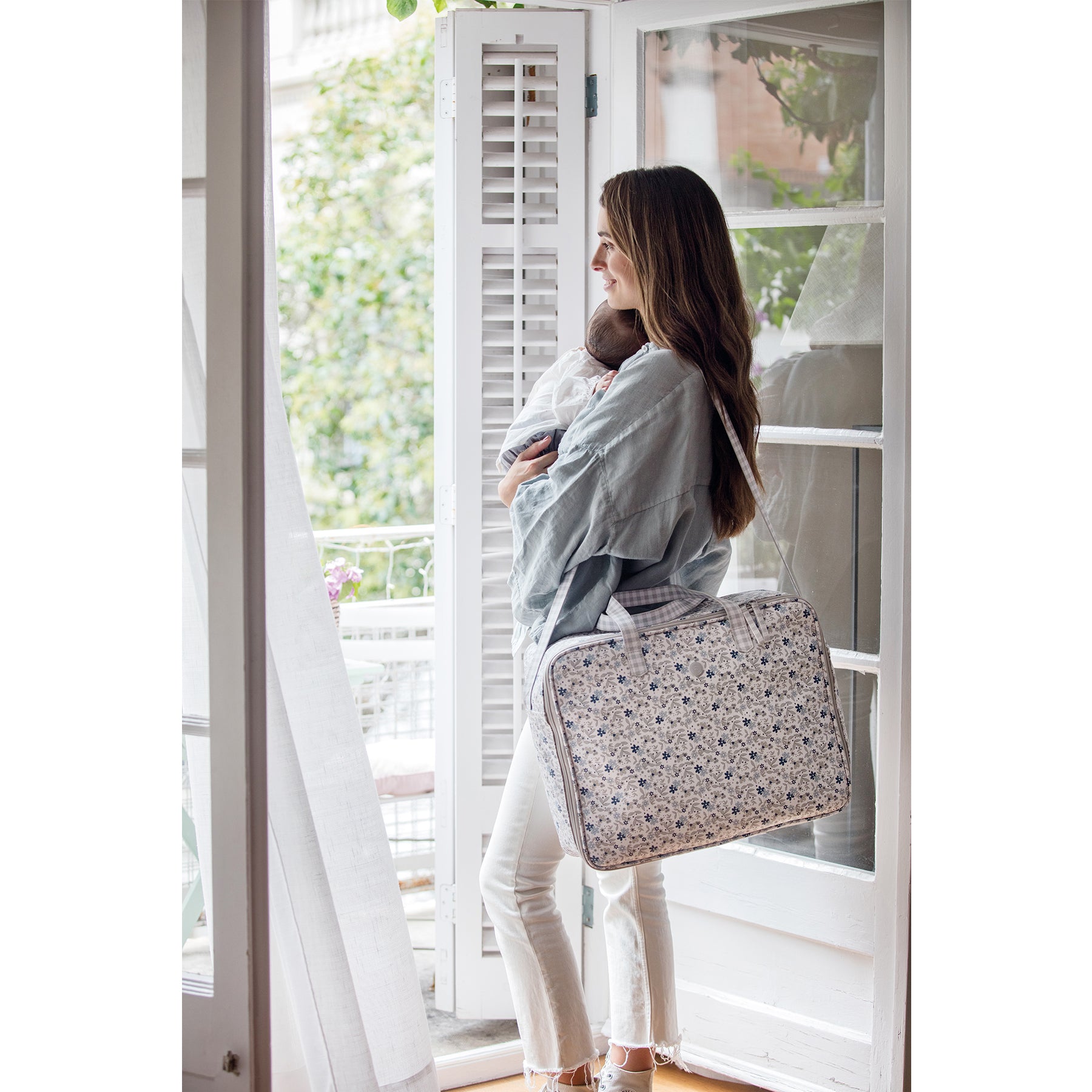 Pasito a Pasito Delia Blue Travel Holiday and Maternity Bag