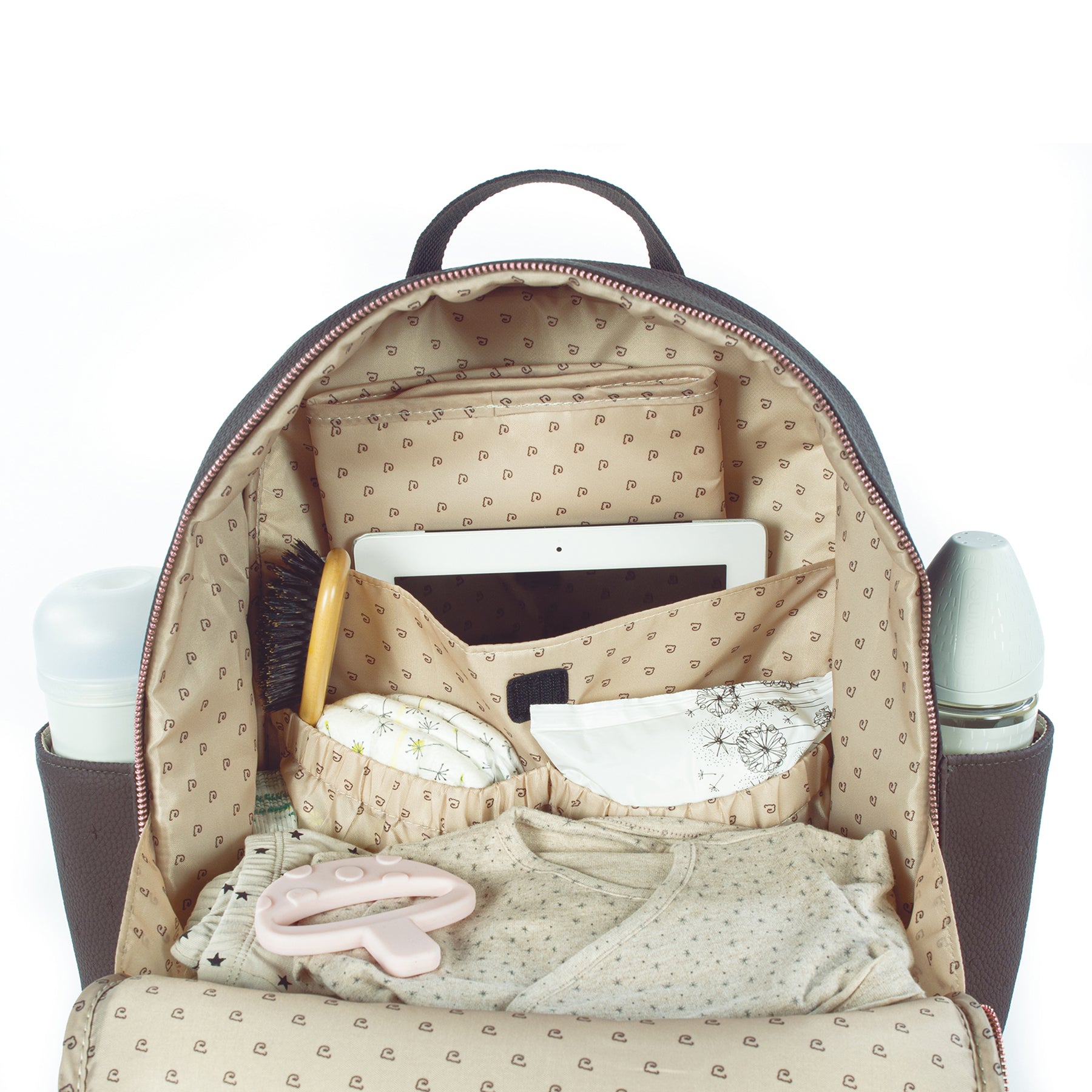 Pasito a Pasito London Coffee Backpack Diaper Changing Bag