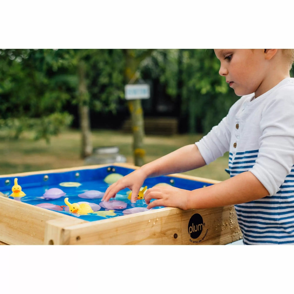 Plum Build And Splash Wooden Sand And Water Table (Natural)