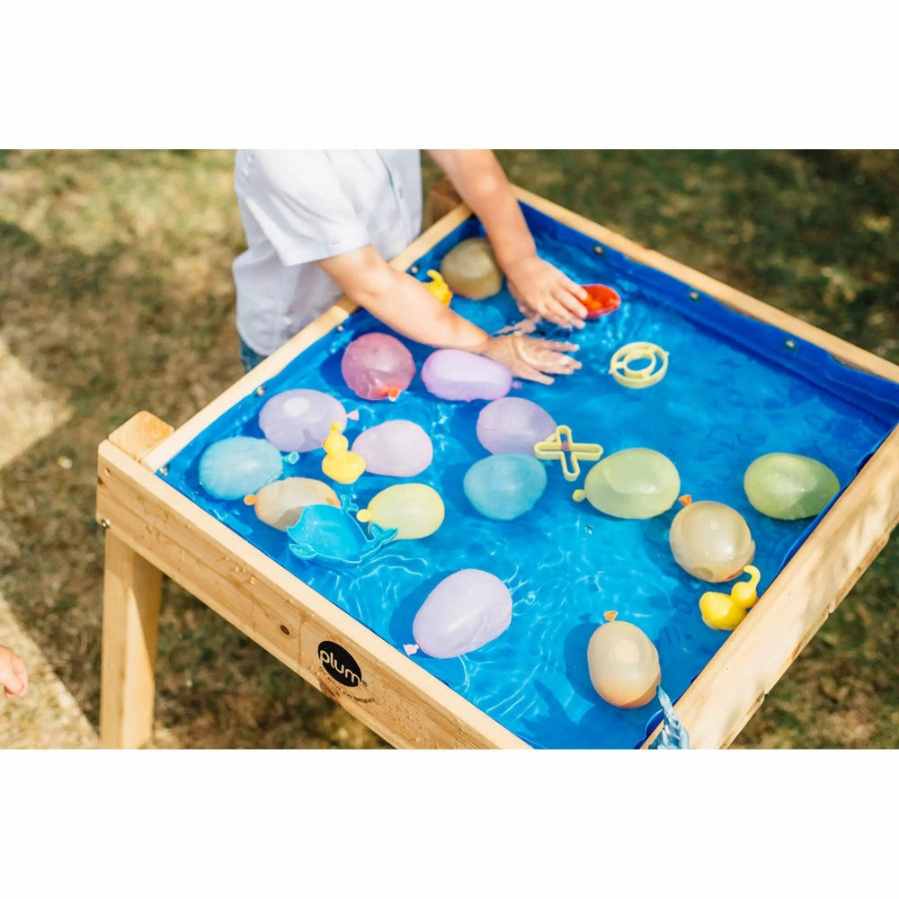 Plum Build And Splash Wooden Sand And Water Table (Natural)