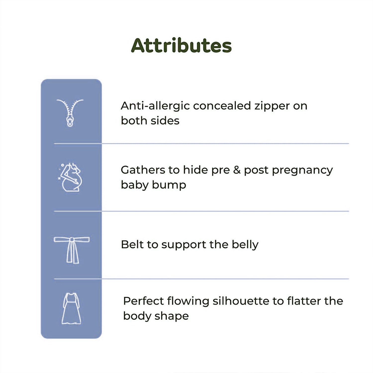Baby Moo Half Bell Sleeves Comfortable Nursing And Maternity Dress Flower Print - Grey - Baby Moo