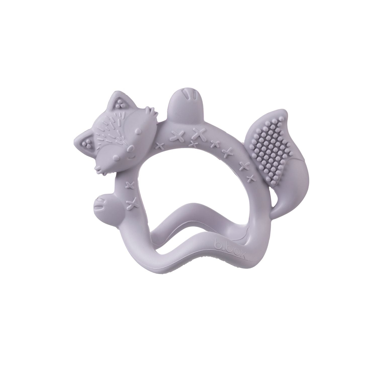 b.box Silicone Wrist Teether Fox Blush Pink