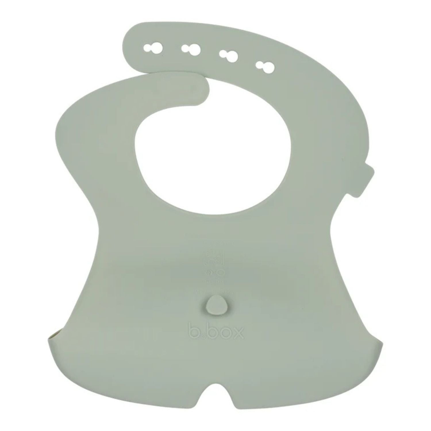 b.box Silicone Bib Sage Green