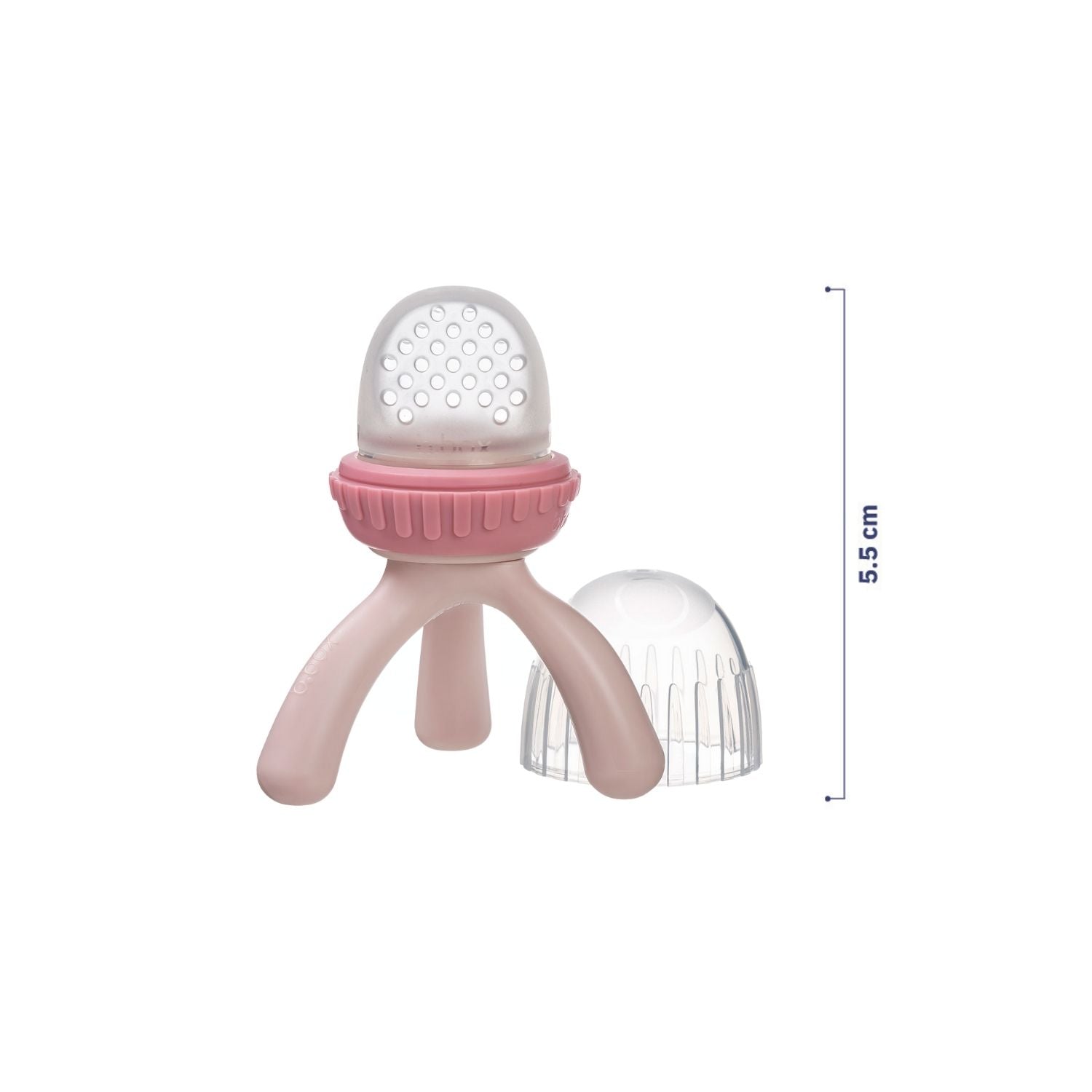 b.box Silicone Fresh Food Feeder Blush Pink