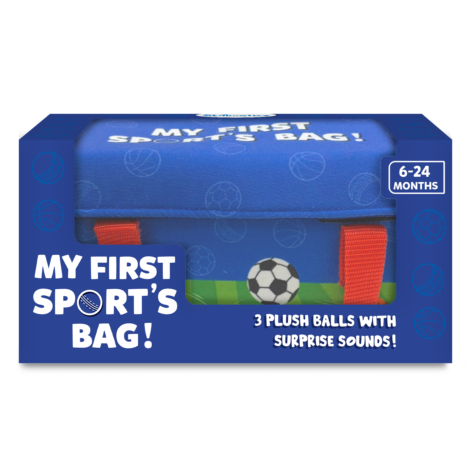 Skillmatics Plush Sports Bag Playset for Babies (3 Pc)
