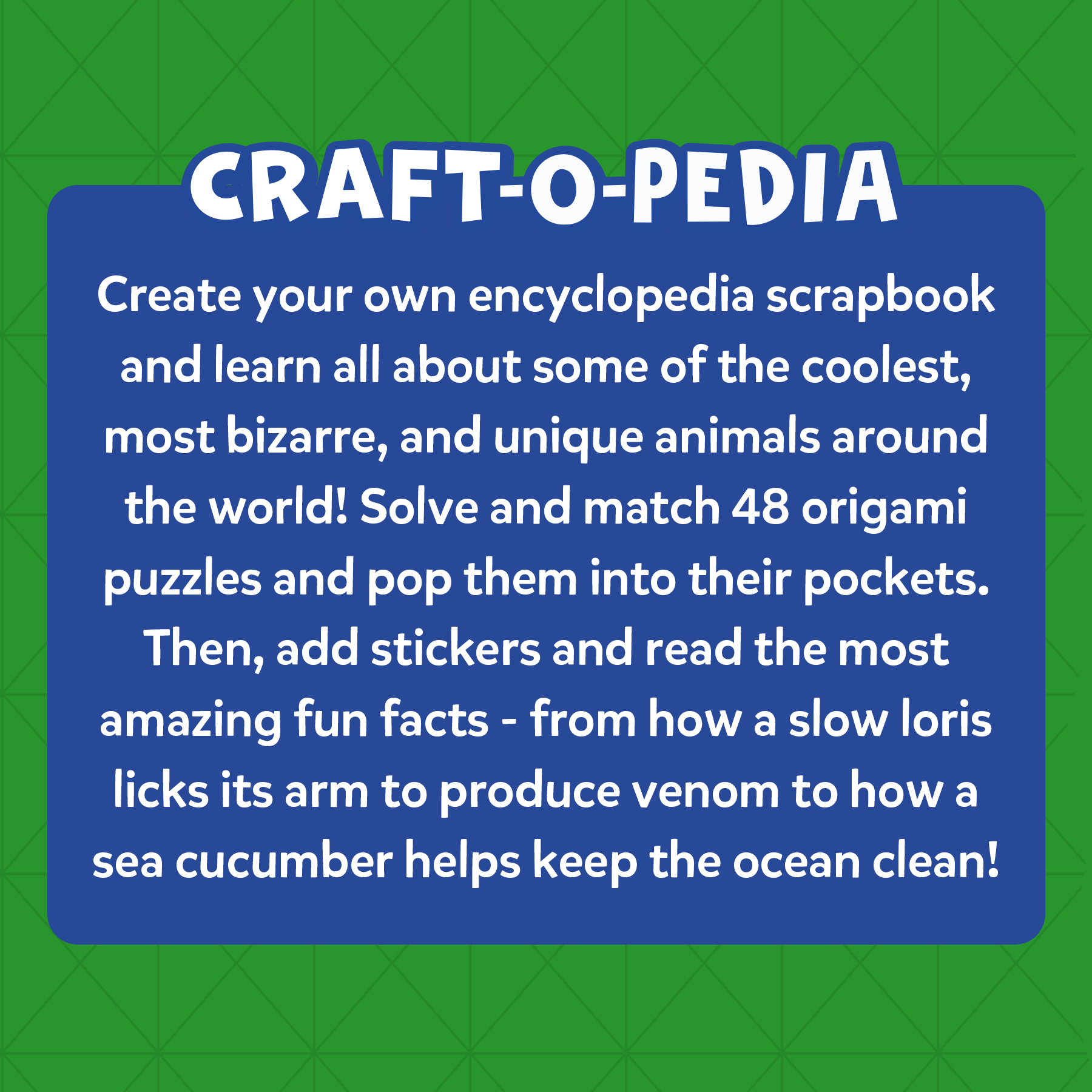 Skillmatics Origami Puzzle Book & Encyclopedia Scrapbook - DIY Craft & Activity Kit, Educational Toy with 48 Animal Puzzles, Fun Learning for Kids Ages 6, 7, 8, 9, 10 & Up