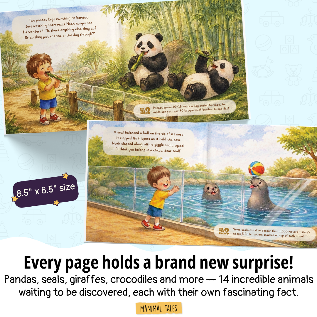 I'm at the Zoo! - Personalized animal adventure
