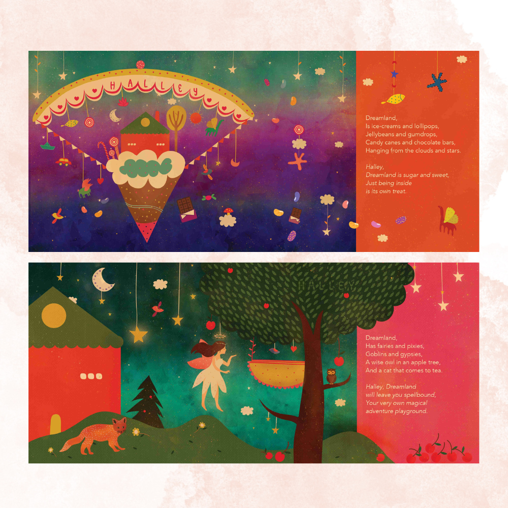 Personalised Storybook - Dreamland; A Bedtime Story