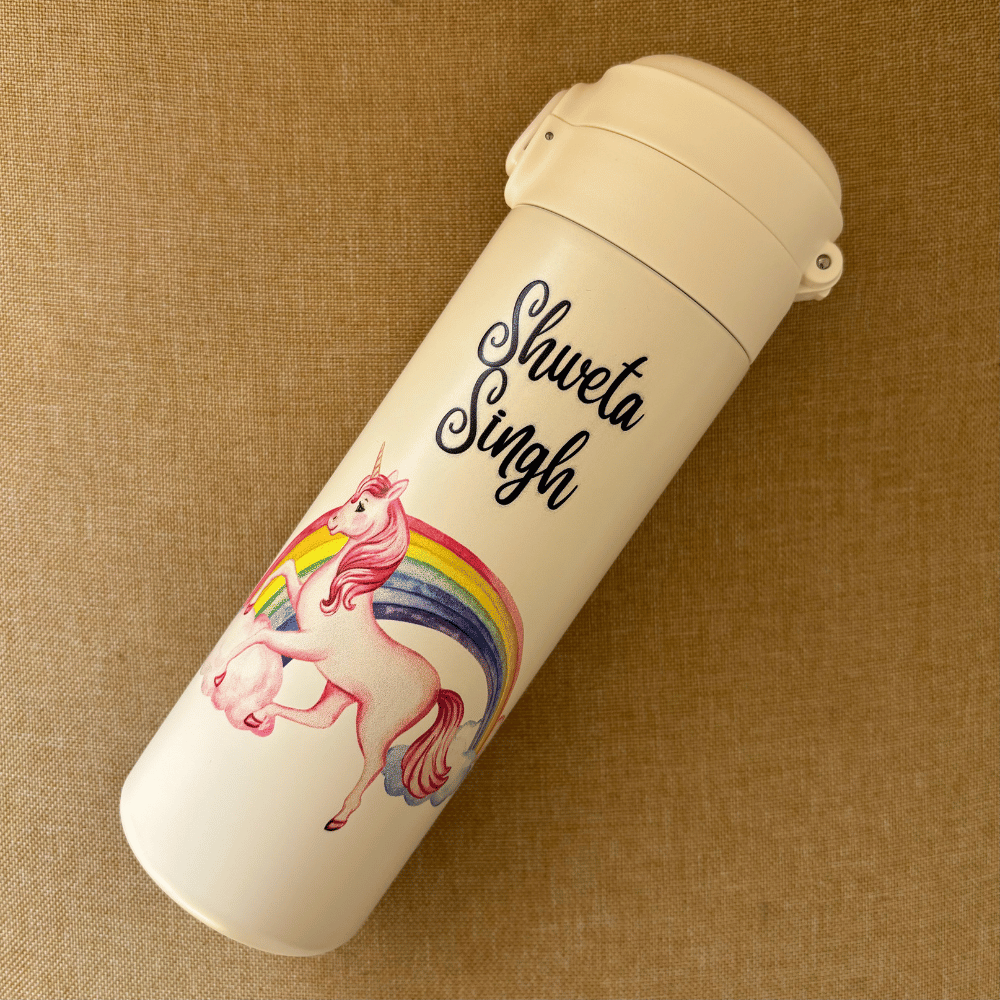 Unicorns & Rainbows Water Bottle - Insulated