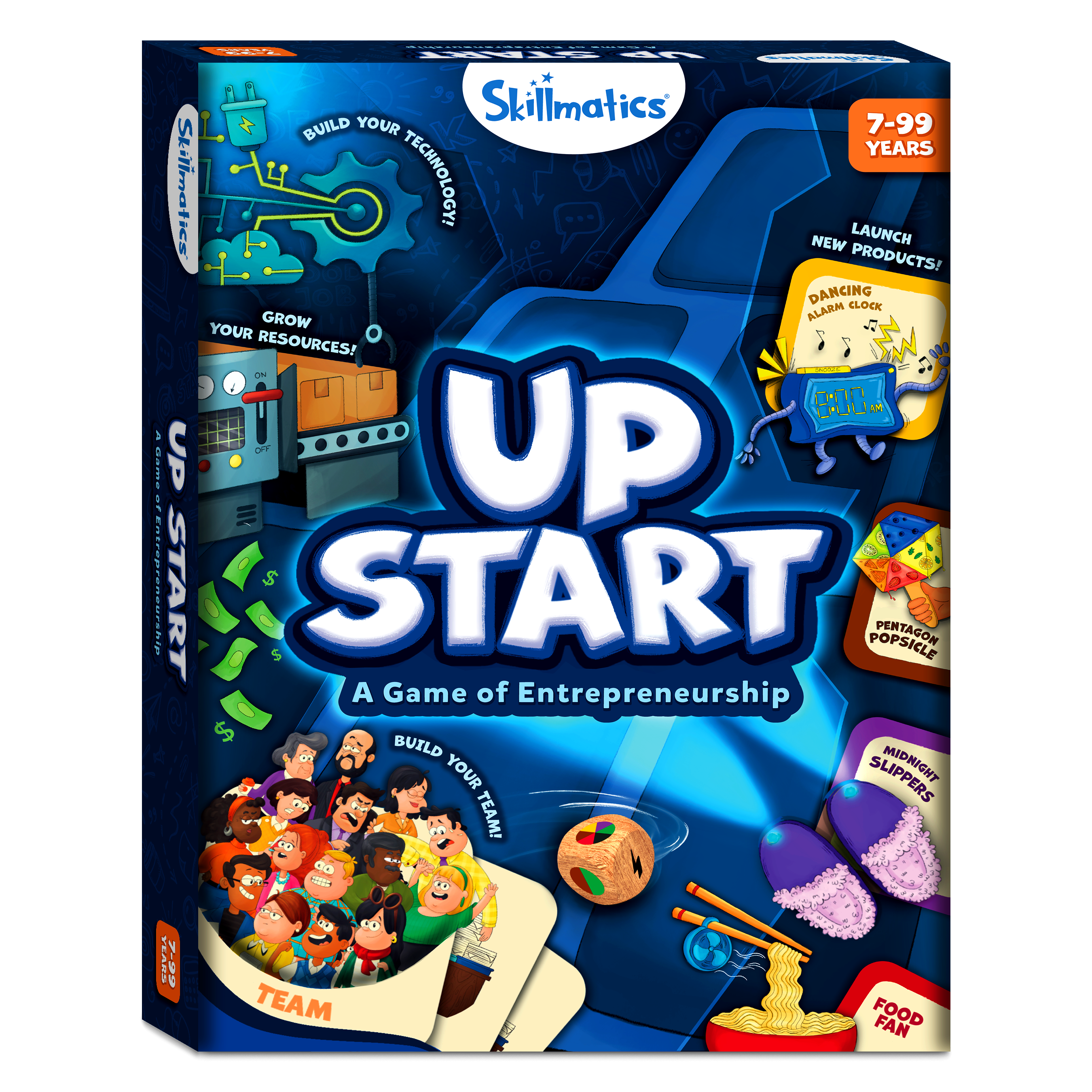 Skillmatics Board Game - Up Start, Entrepreneurship and Business Strategy Game for Kids, Teens and Adults, Fun for Family & Friends, Game Night, Gifts for Boys and Girls Ages 7, 8, 9 and Up