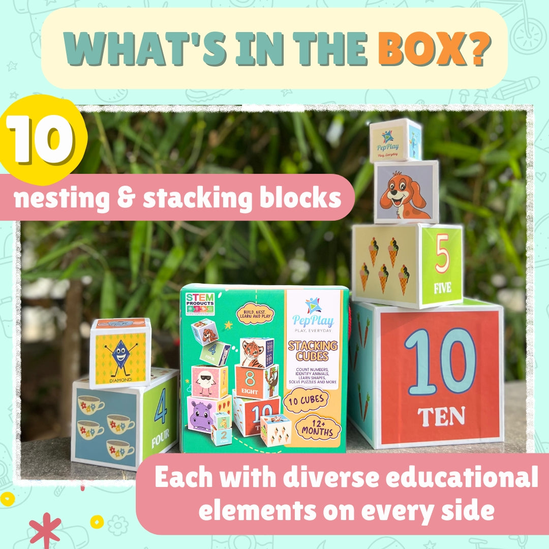 Pepplay Stacking & Nesting Cube