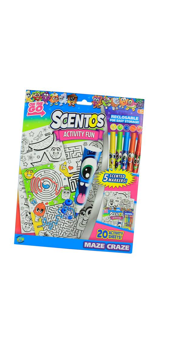 Scentos On The Go Scented Activity Fun Sets - Maze Craze & Dot To Dot