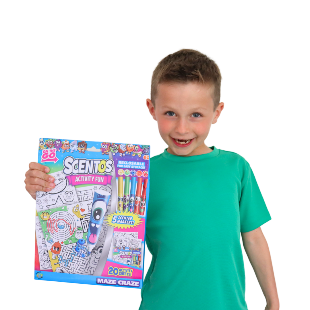 Scentos On The Go Scented Activity Fun Sets - Maze Craze & Dot To Dot