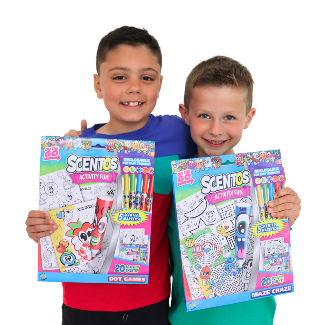 Scentos On The Go Scented Activity Fun Sets - Maze Craze & Dot To Dot