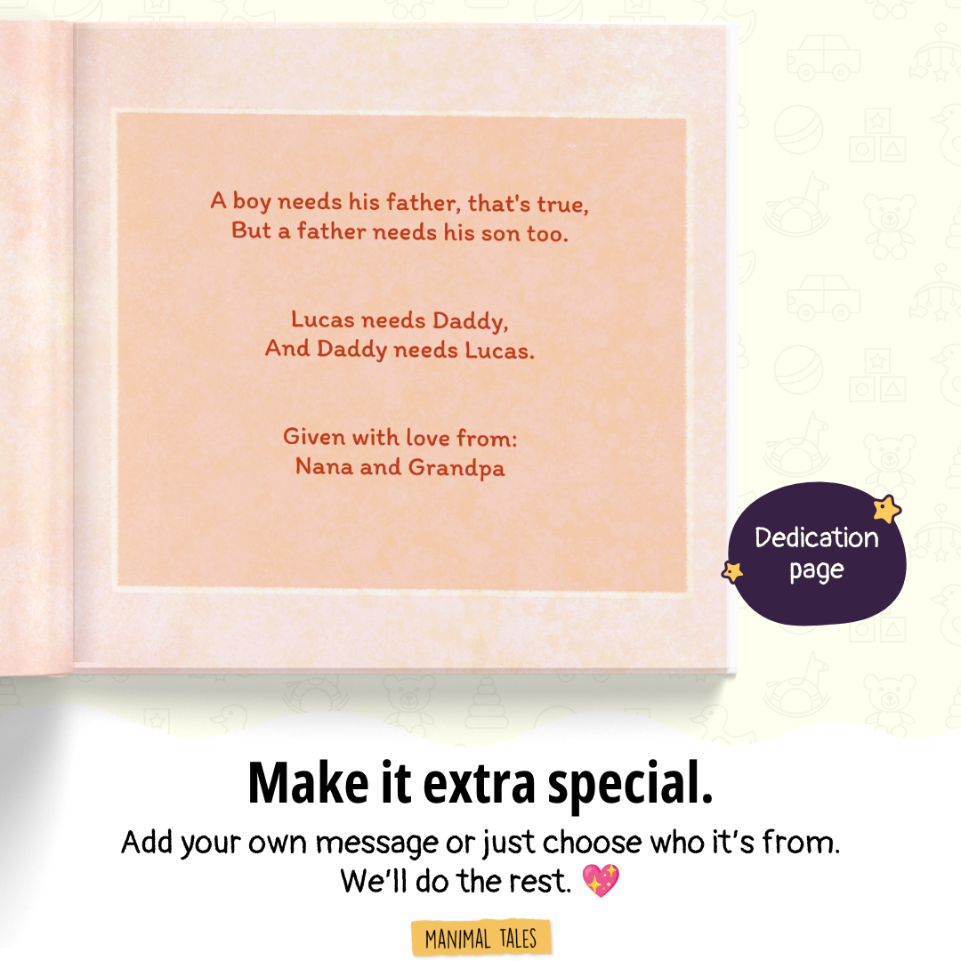 Why A Father Needs Their Son / Daughter (He needs his child too!)