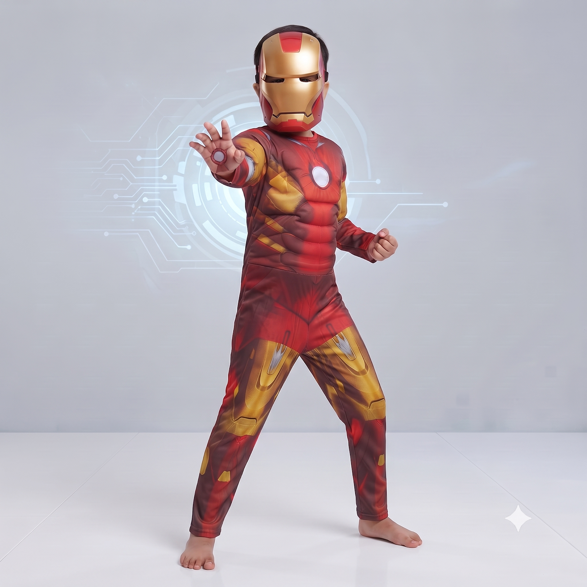 Iron Man Muscle Costume for Kids - image 4