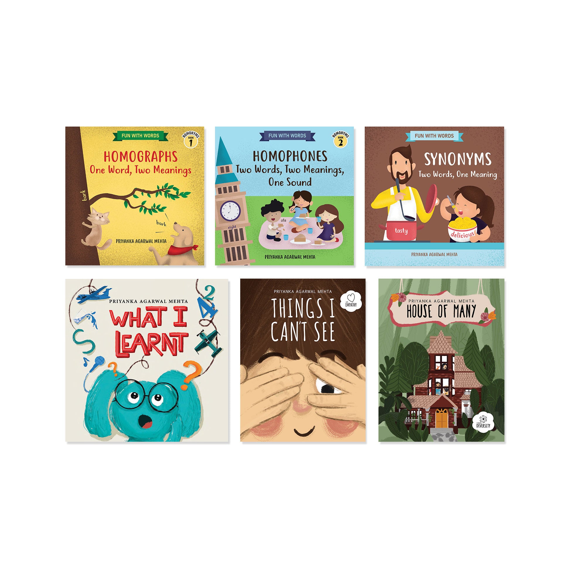 Back To School Book Set For Preschoolers (Set of 6)