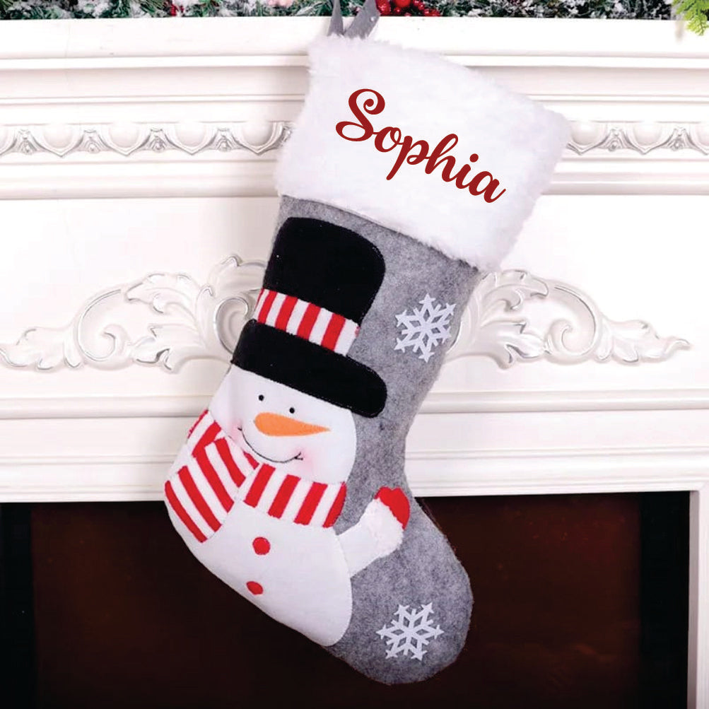 Holiday Harmony Stocking - Snowy Snowman