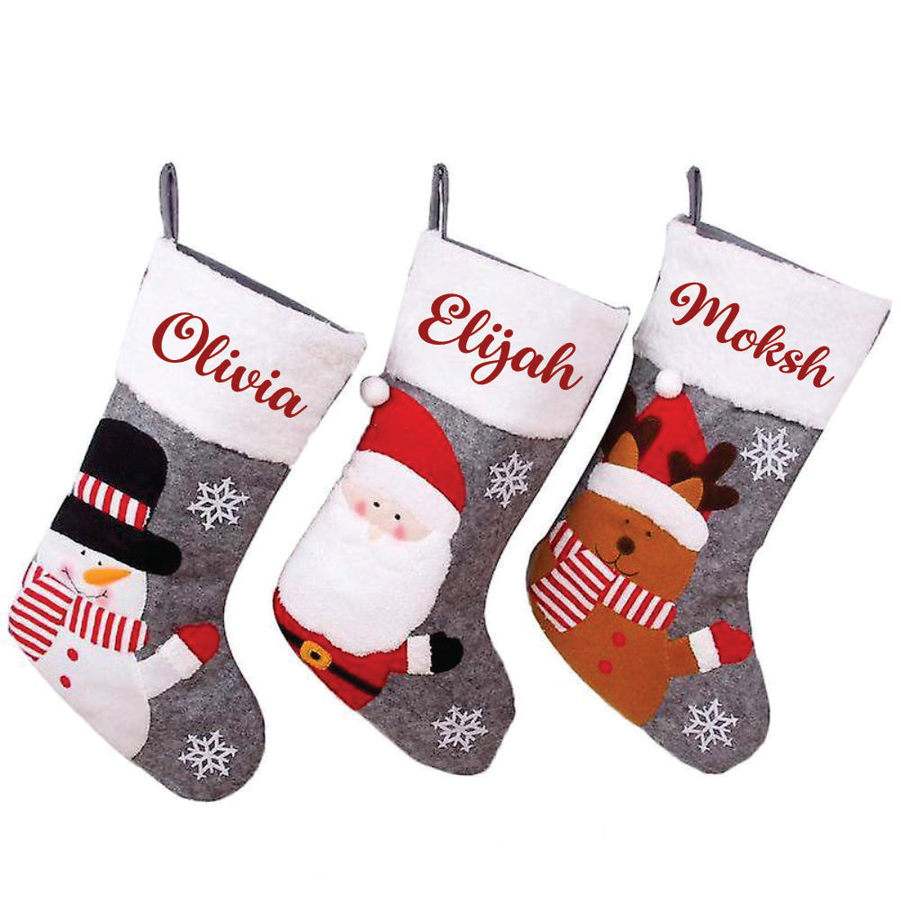 Holiday Harmony Stocking - Merry Moose