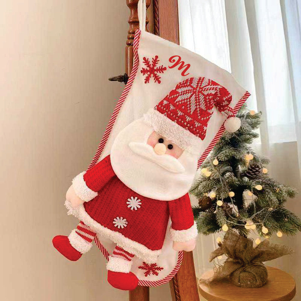 Personalised Hearty Laugh Stockings- Happy Santa