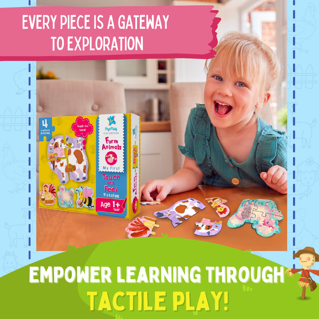 My First Touch & Feel Puzzles – Farm Animals