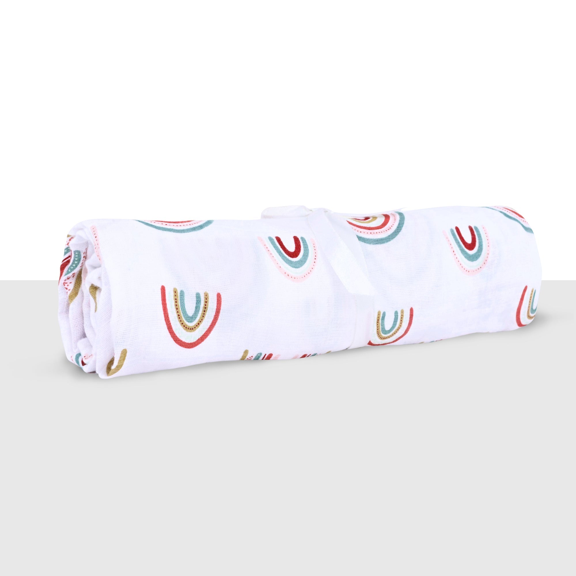 Theoni 100% Cotton Muslin Swaddle-Hawaiian Rainbow (Set of-2)