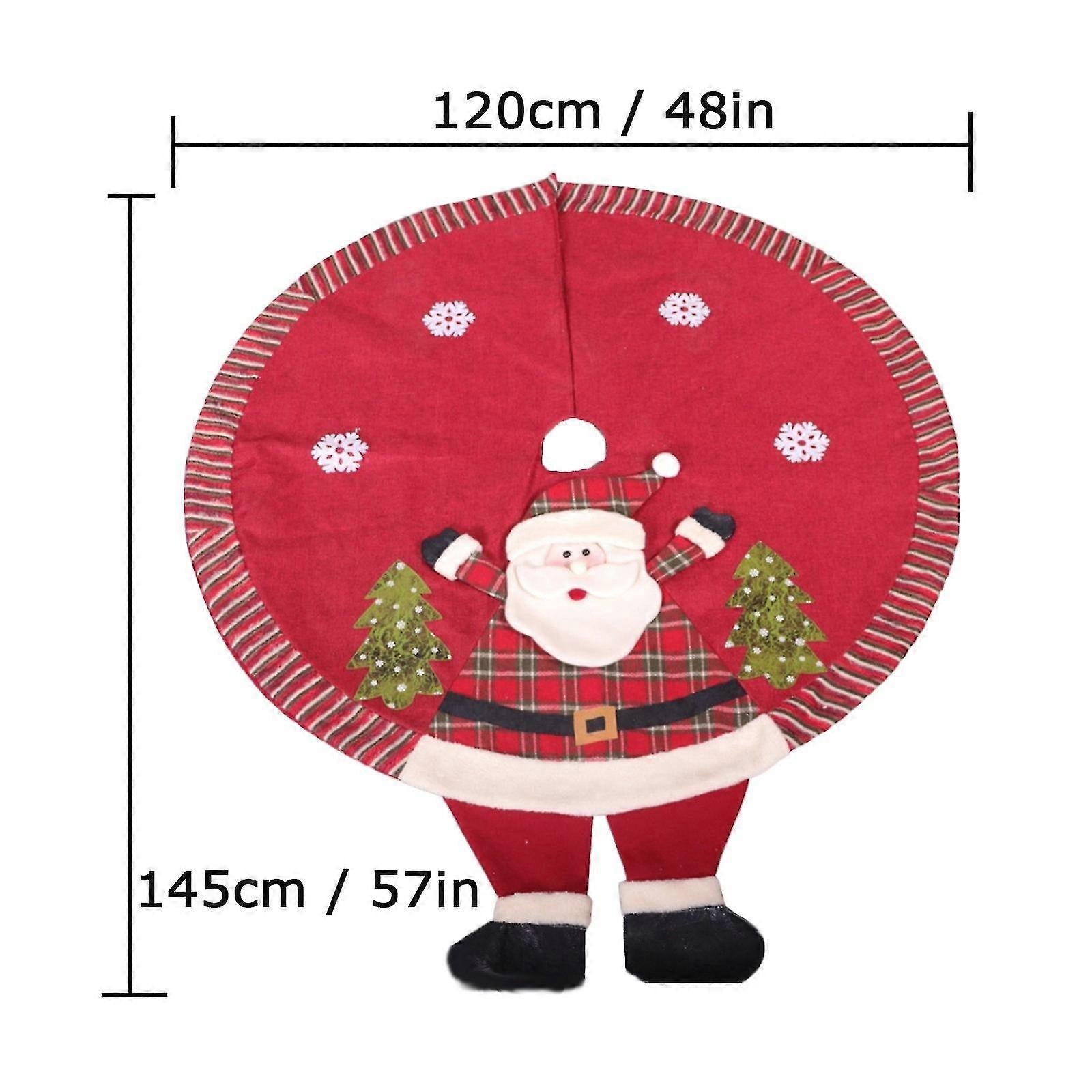 Personalised 42" Tree Skirt - Holiday Hug