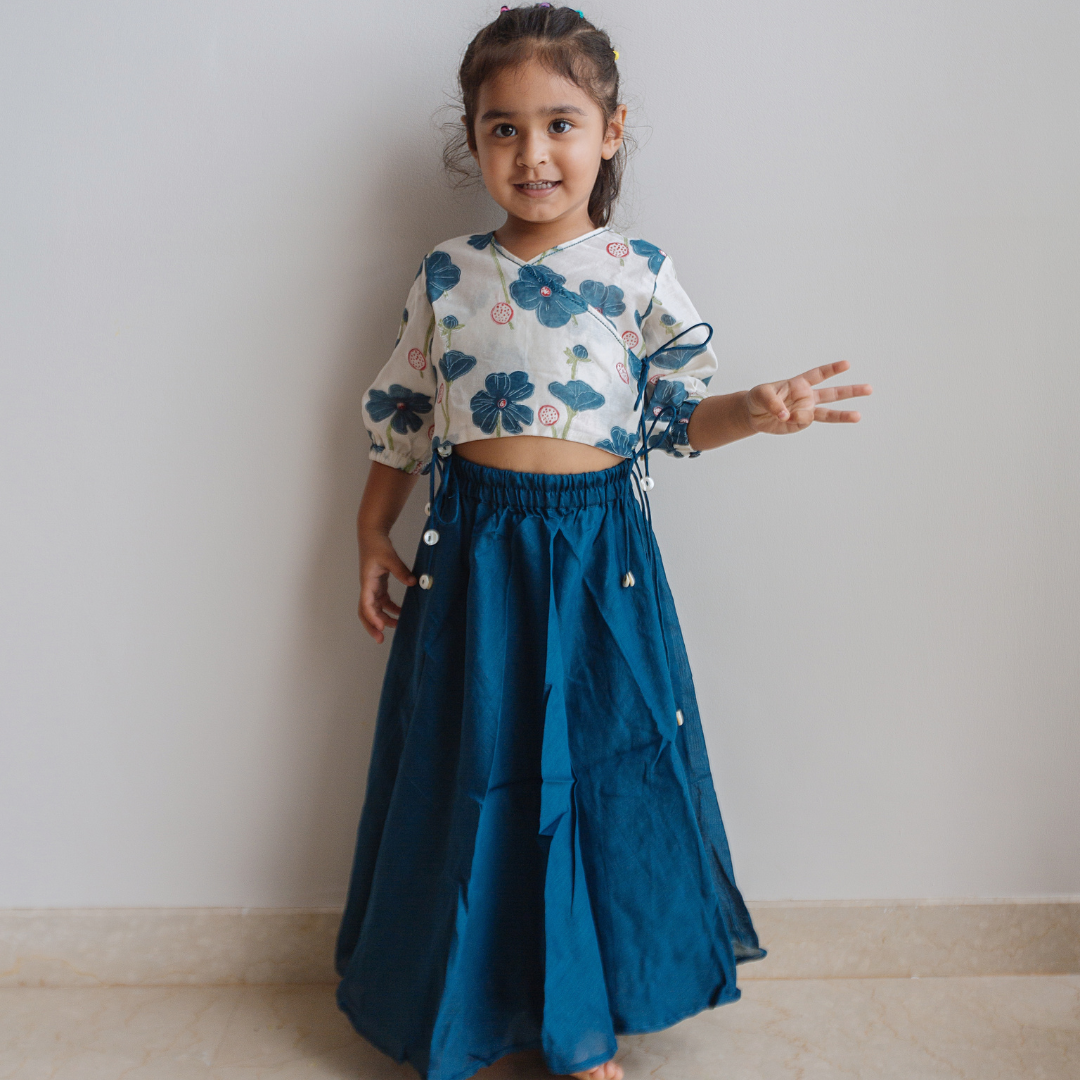 Chanderi Lehenga Set