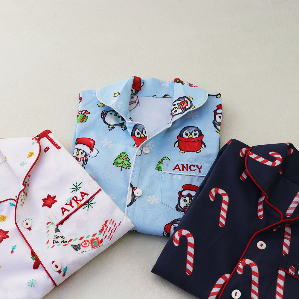 Ugly Sweaters Pajama Set For Kids