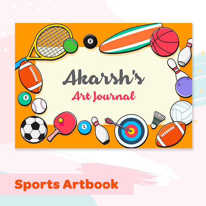 Sports Personalised Art Book