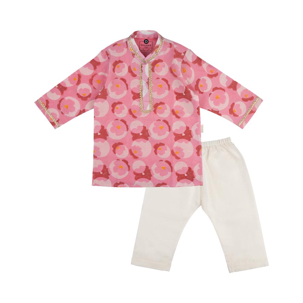 Chanderi Kurta Pyjama Set