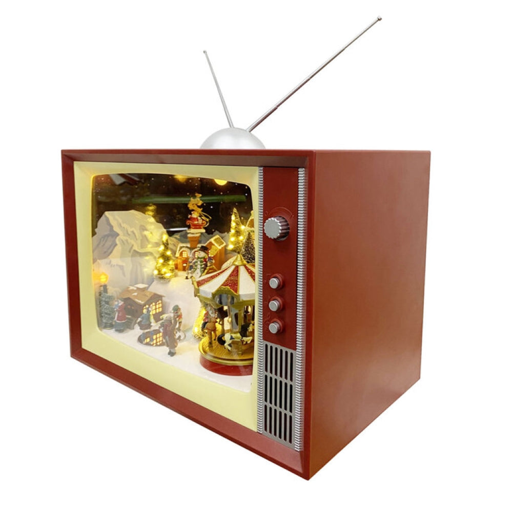 18" Classic Christmas TV