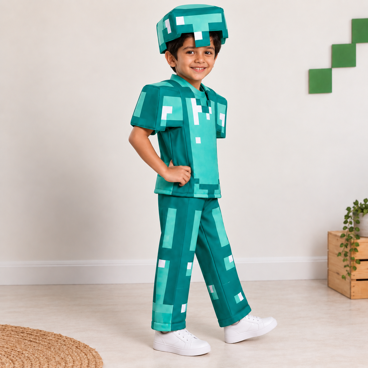 Block World Creeper Costume - image 2