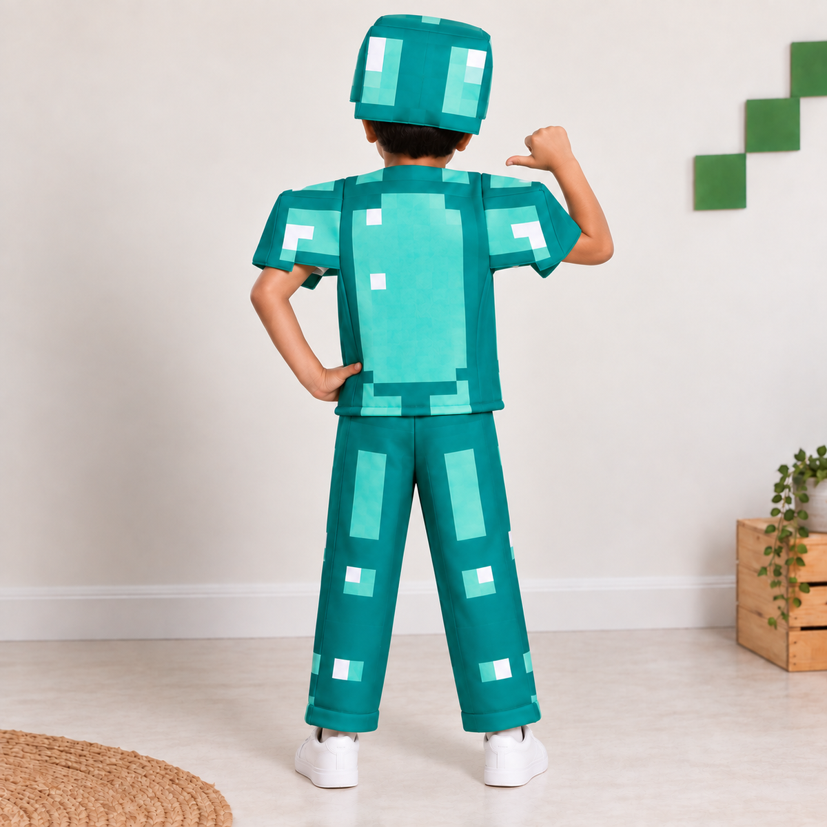 Block World Creeper Costume - image 3