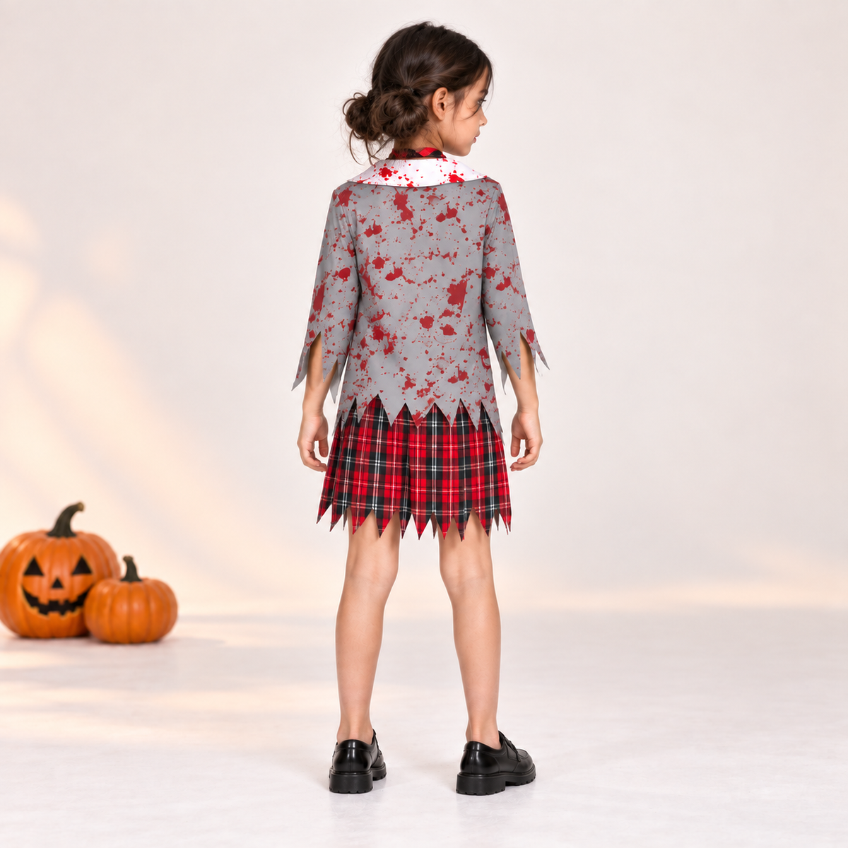 Spooky Schoolgirl Halloween Costume - image 1